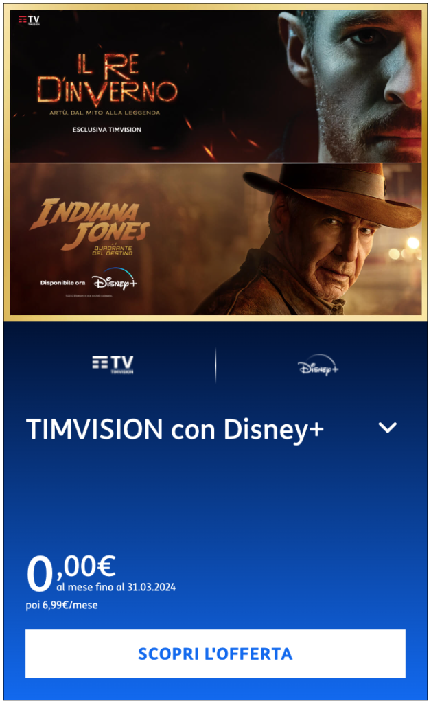 timvision e disney